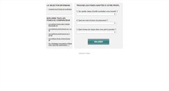 Desktop Screenshot of comparateurfonds.bforbank.com